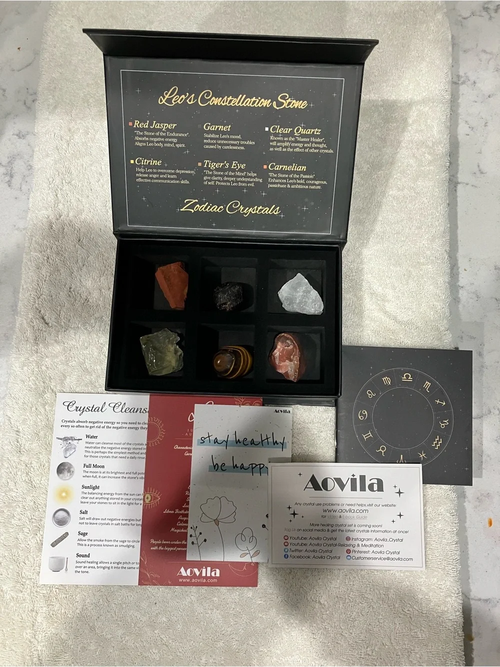 Leo Zodiac Crystals